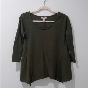 Olive green blouse